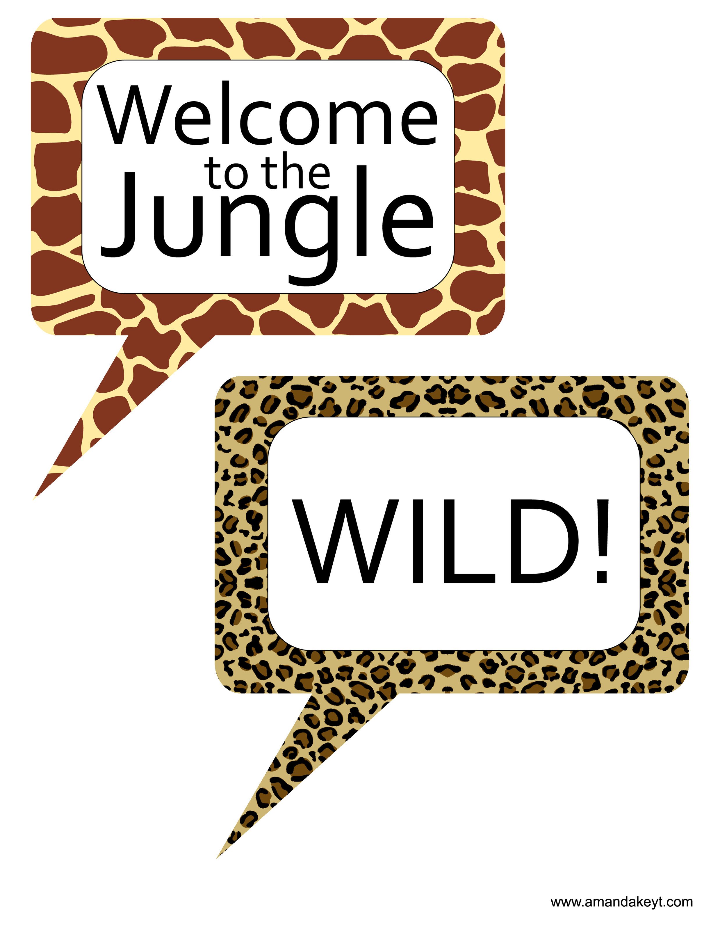 Jungle Animal Print