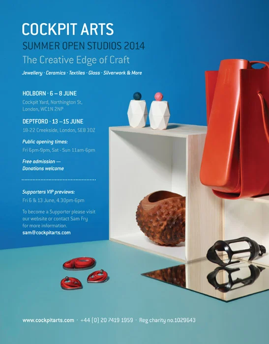 Cockpit Arts Open Studios - next weekend