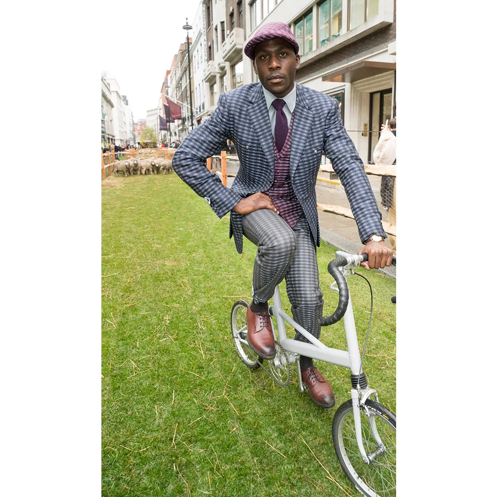 Men's Winter Flat Cap - 'Windswept Flat Cap' in Dashing Tweeds Wool