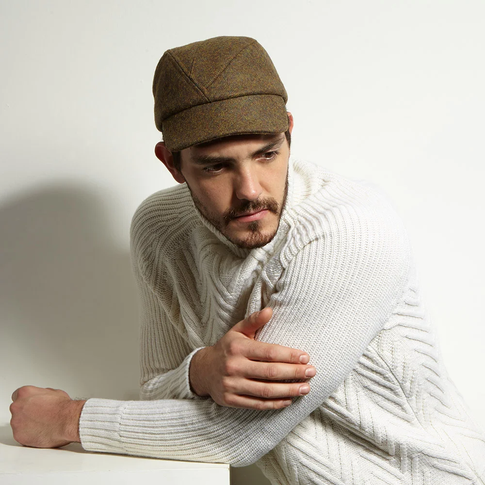 Shetland Wool Military Style Cap: 'Alonso' in colour options — Karen  Henriksen