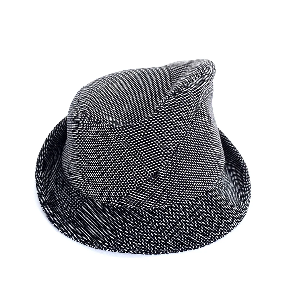 Cotton Trilby Hat: 'Sedley' in navy 
