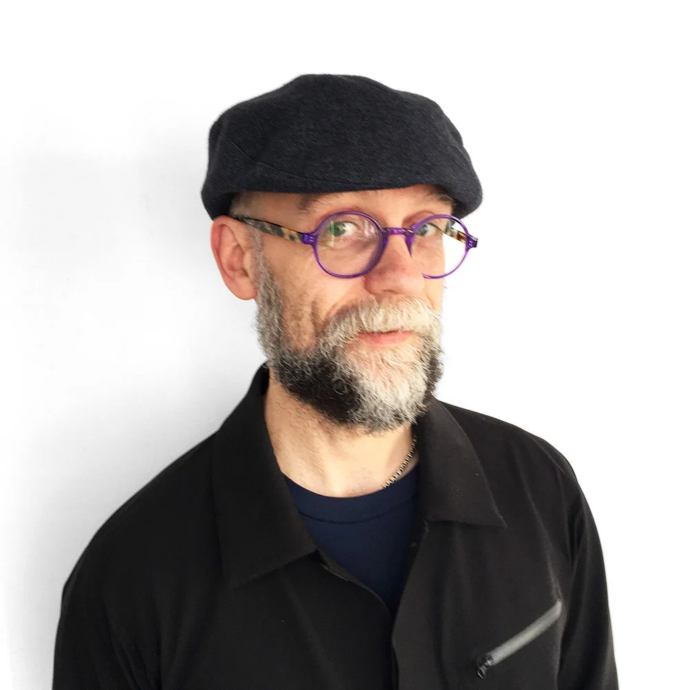 Pure Wool Beret-Cap for Men - 'Assa' in Grey - By Karen Henriksen