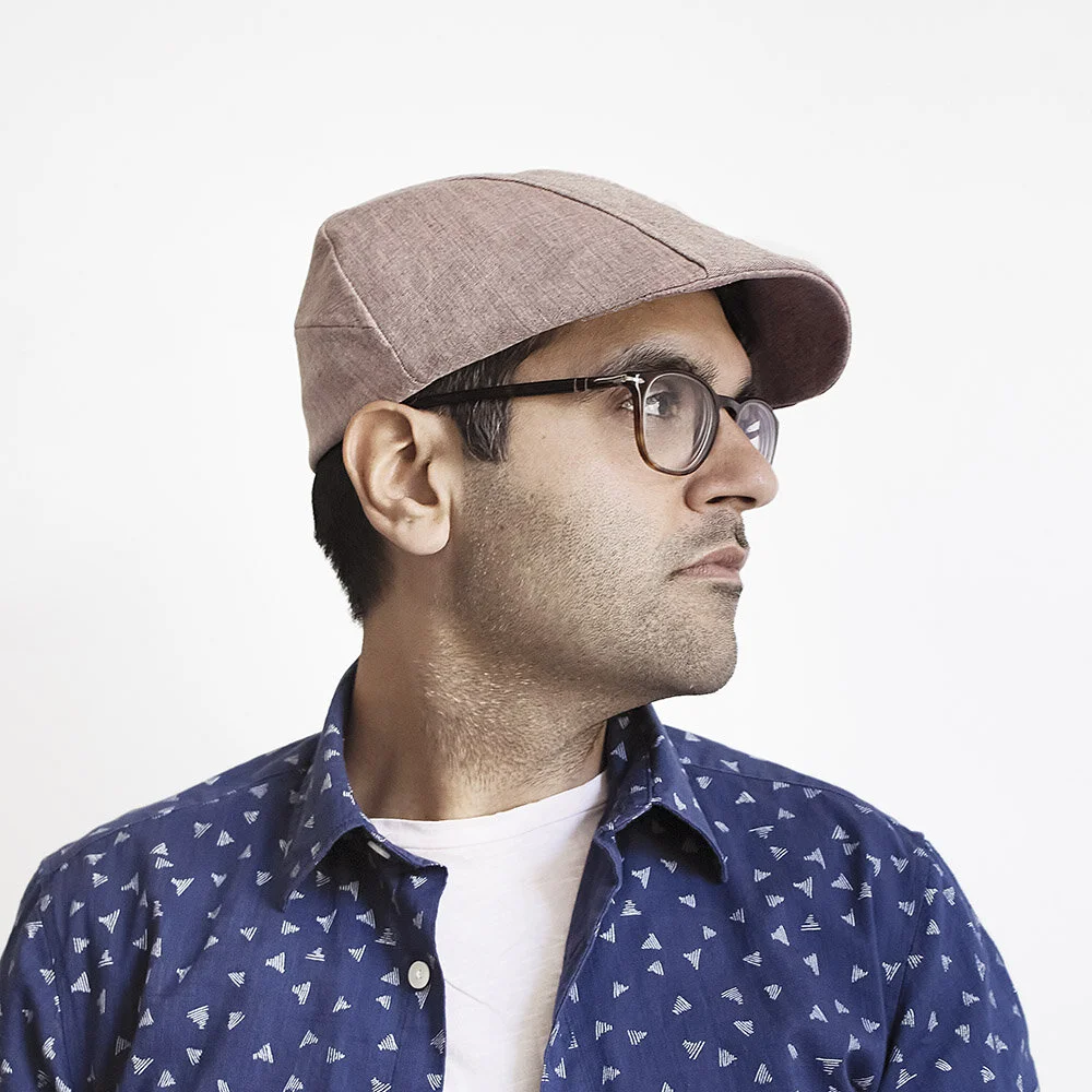 Organic Cotton Flat Cap: 'Clive' in 