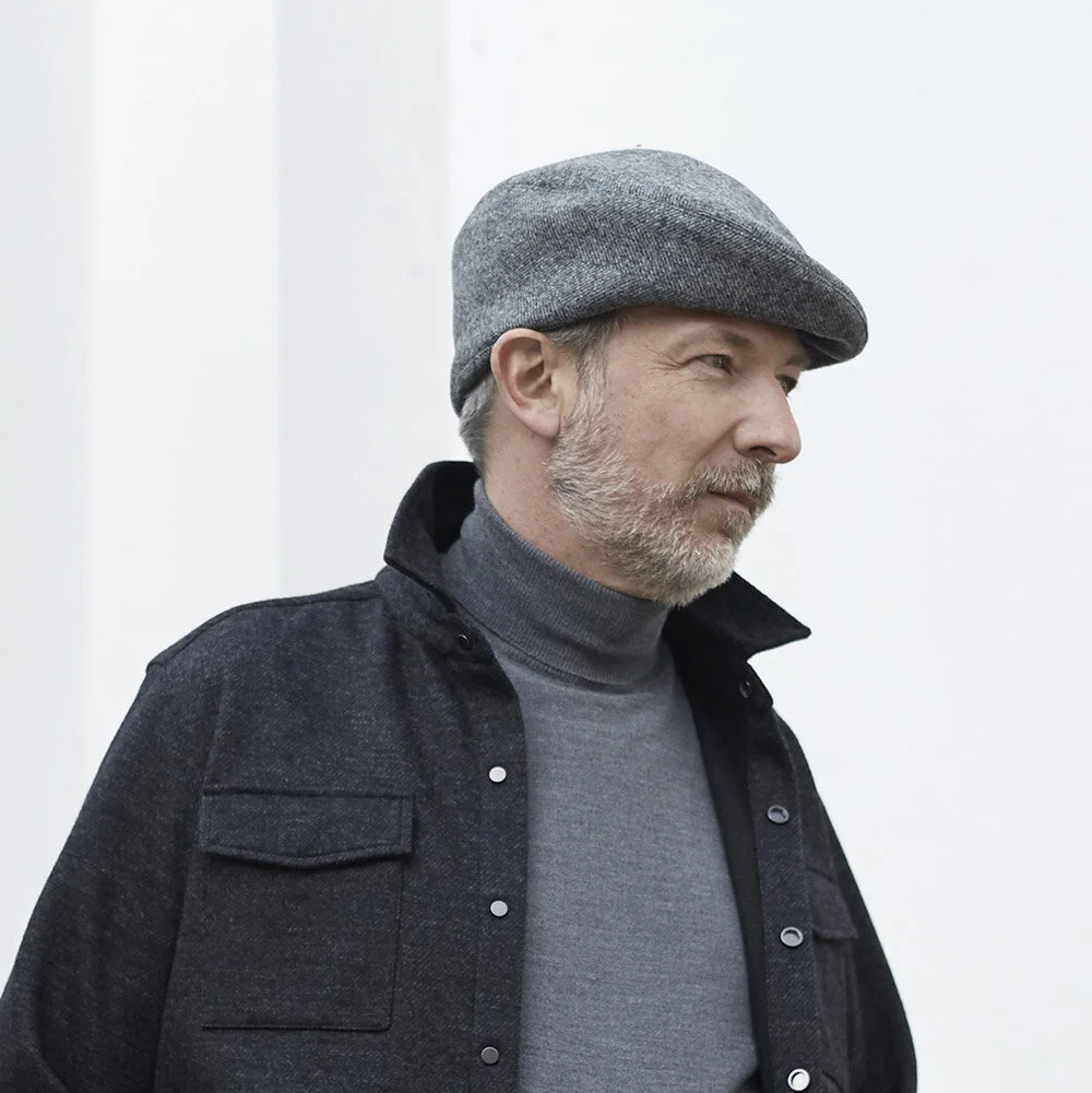 NEW Wool Tweed Beret-Cap: 'Assa' in brown and black Linton tweed — Karen  Henriksen