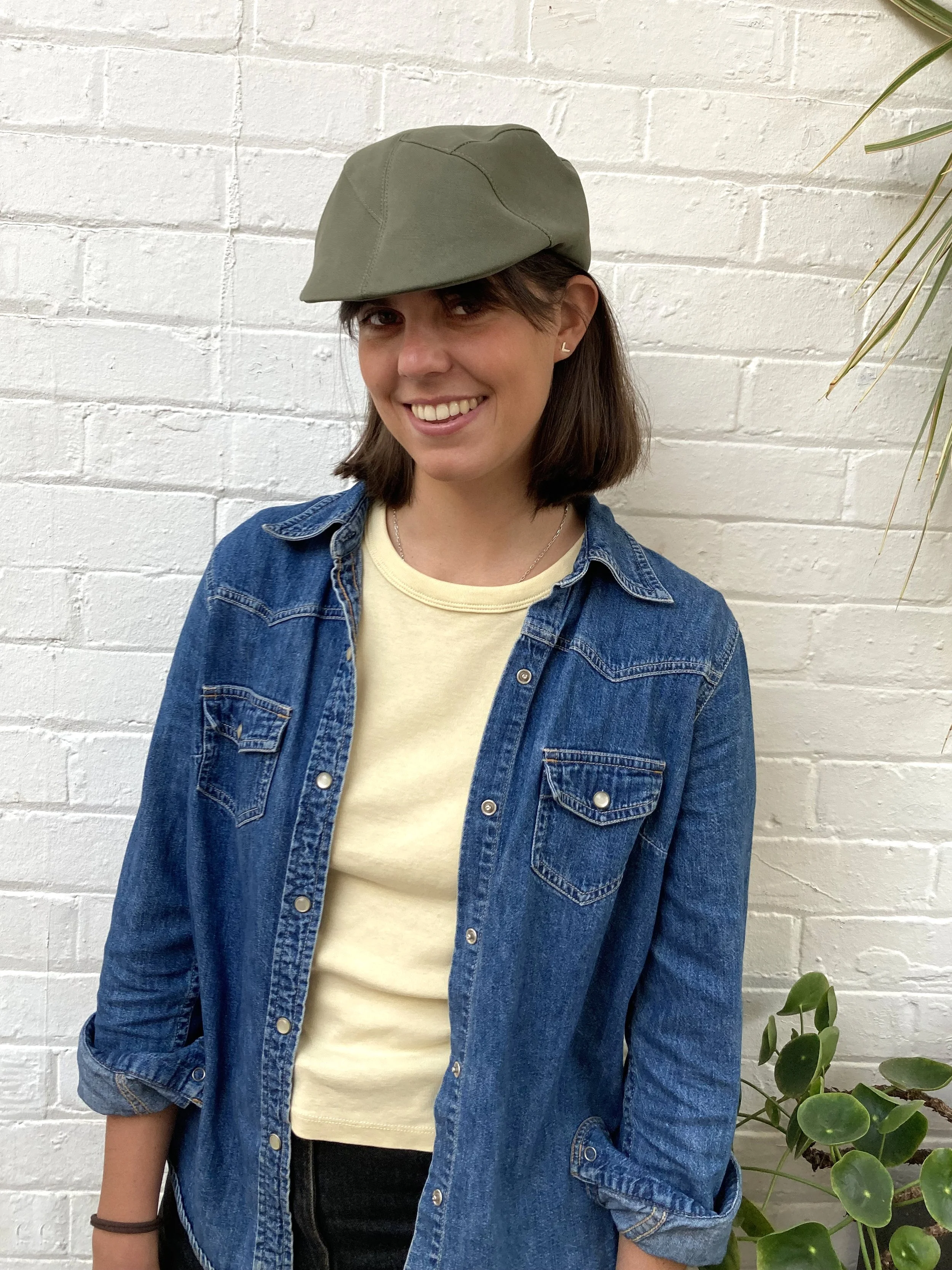 Reeth newsboy style cap
