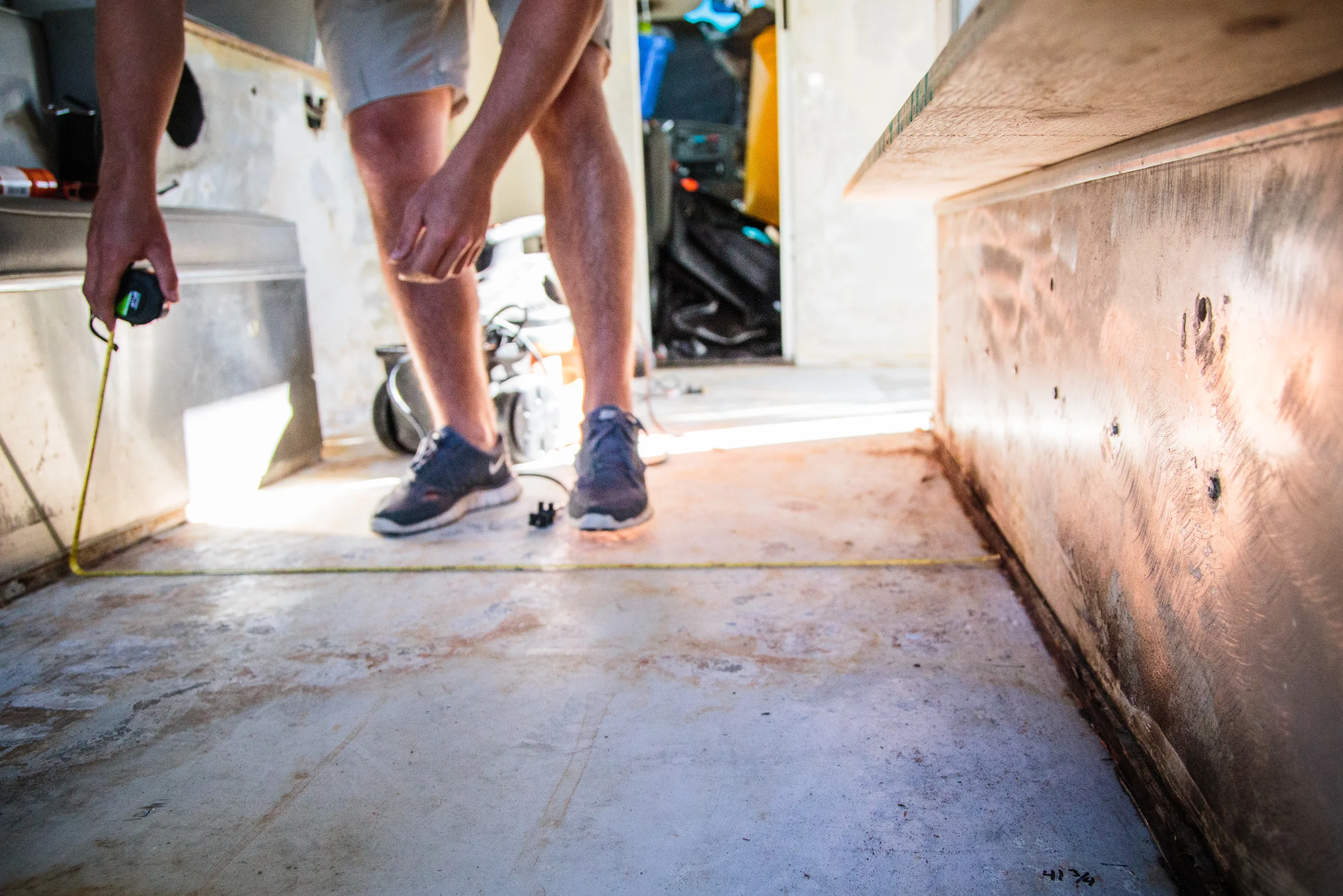 Roughly 4 continuous feet of measurements that varied by a 1/2 inch.
