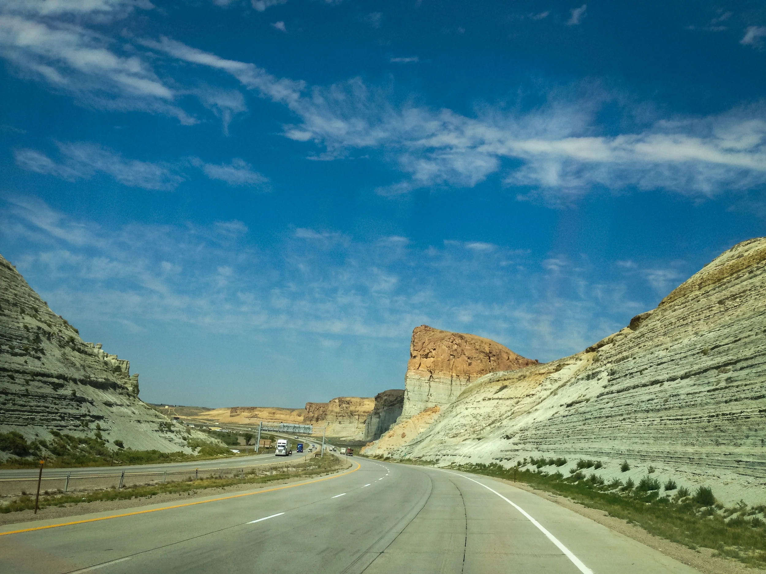 Some lovely scenery near Green River, Wyoming.