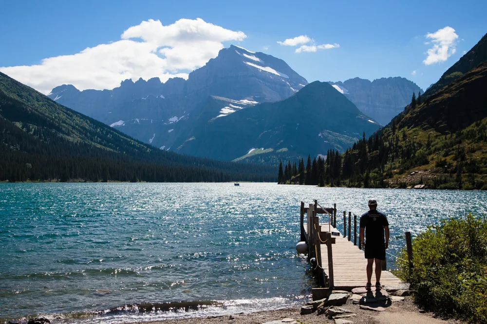 The trail started off around some lower lakes and you circled around them to start climbing the mountain up to the glacier.