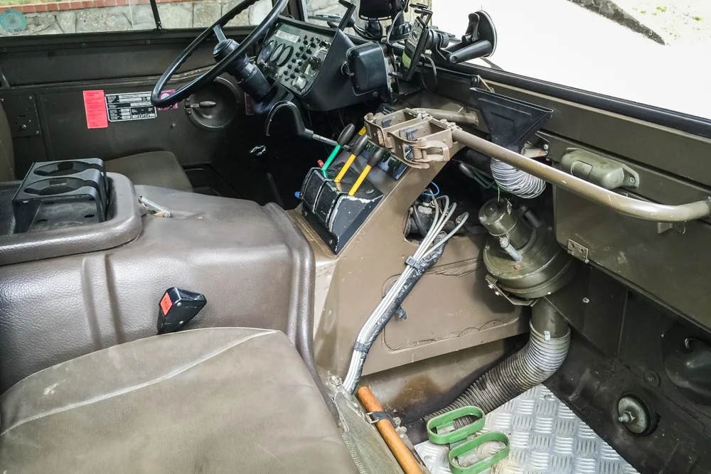 It has levers! And Rifle holders! (We actually removed the rifle racks and donated them back to Toby, who will be able to use in another vehicle of his.)