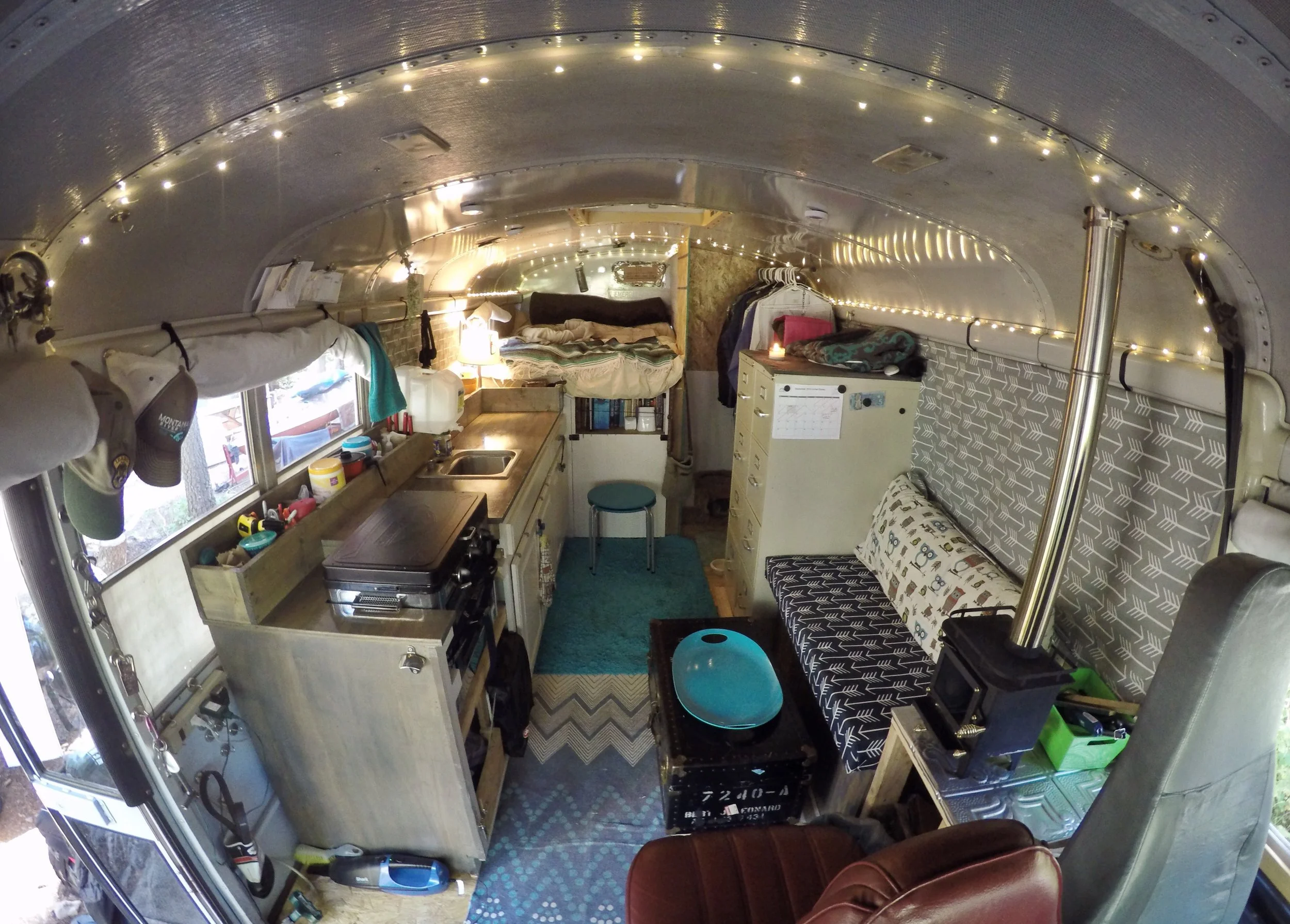 A view of the apartment.