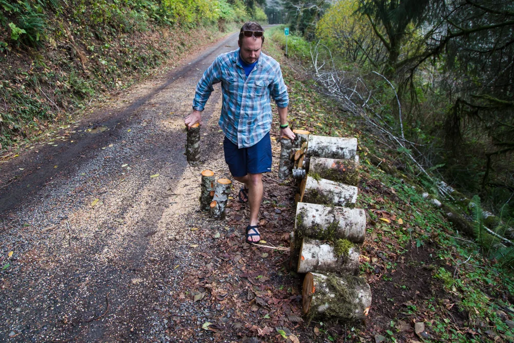 Maybe wet wood will light for me? Nope.