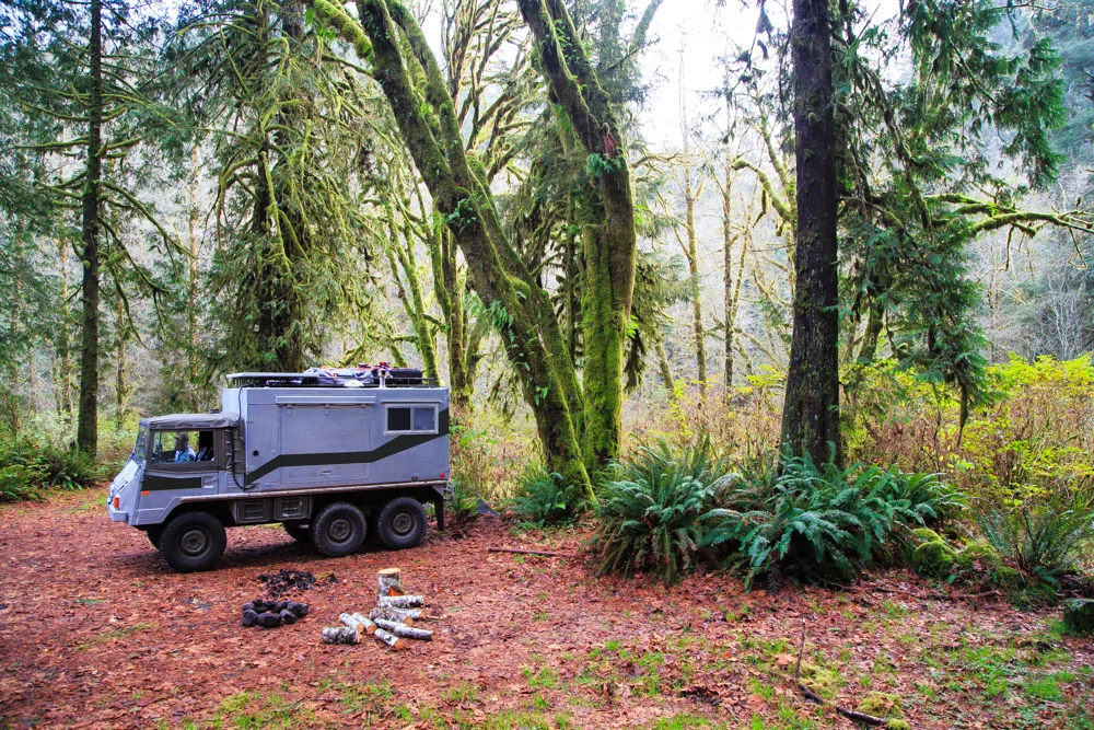 One of our best free campsites to date…thanks to some intel from a National Forest Ranger.