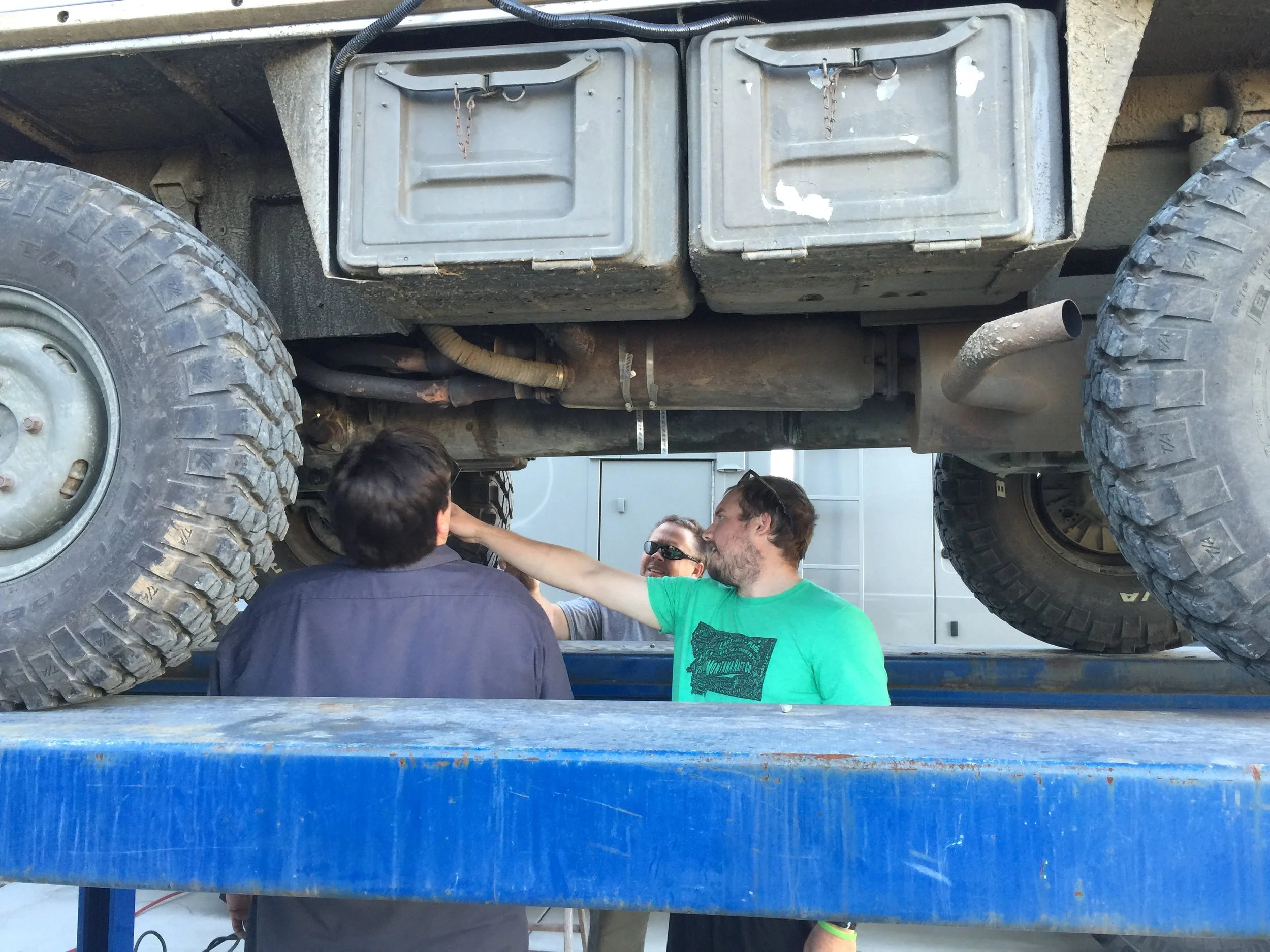"Is this a problem? Is this a problem? Is this a problem?" - new Pinzgauer owner.