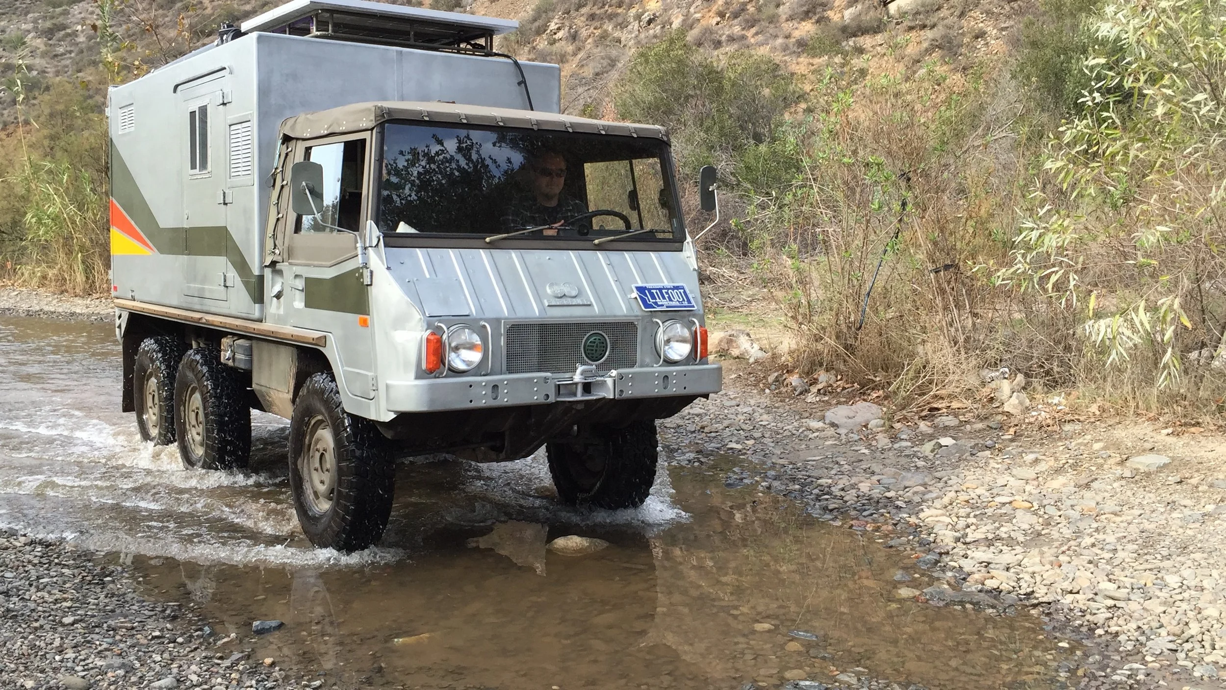 The other water crossings were deeper! I swear!