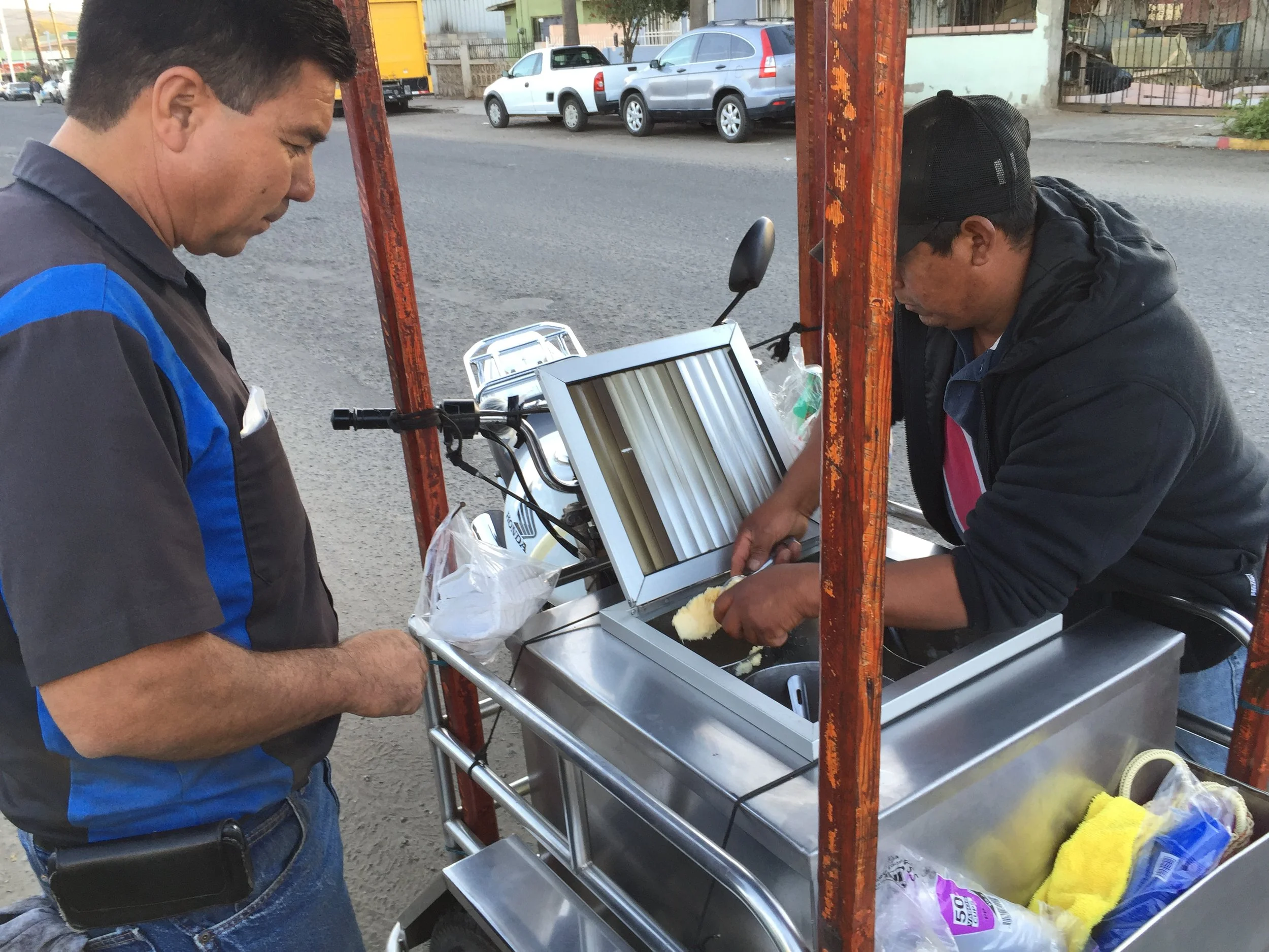 Hugo didn't charge us, but we did take an oppertunity to buy him ice cream.
