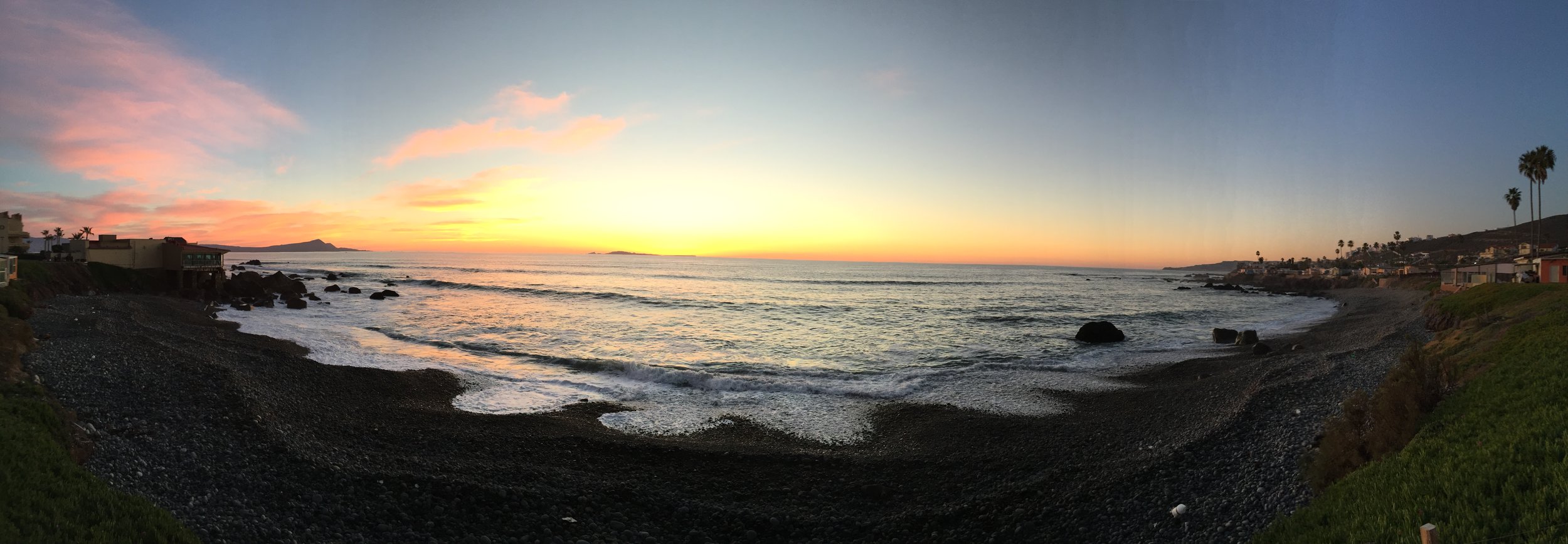 A sweet Ensenada sunset saying goodbye to us.