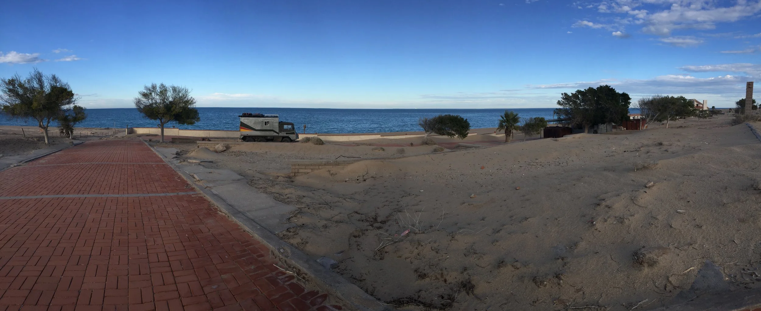 Our camp spot in the forgotten RV resort.