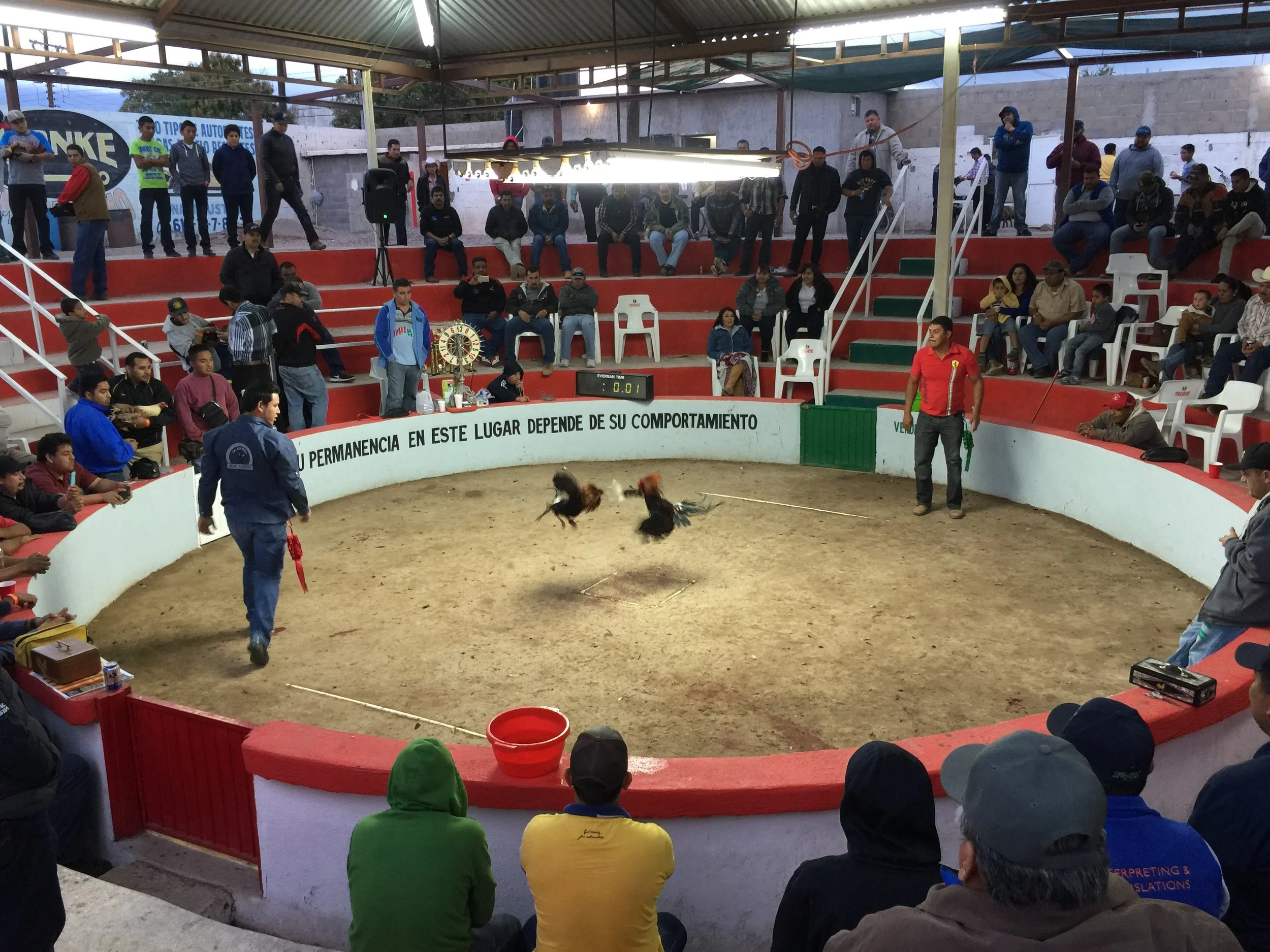 The arena, like the event and practice itself, is cemented in the community.