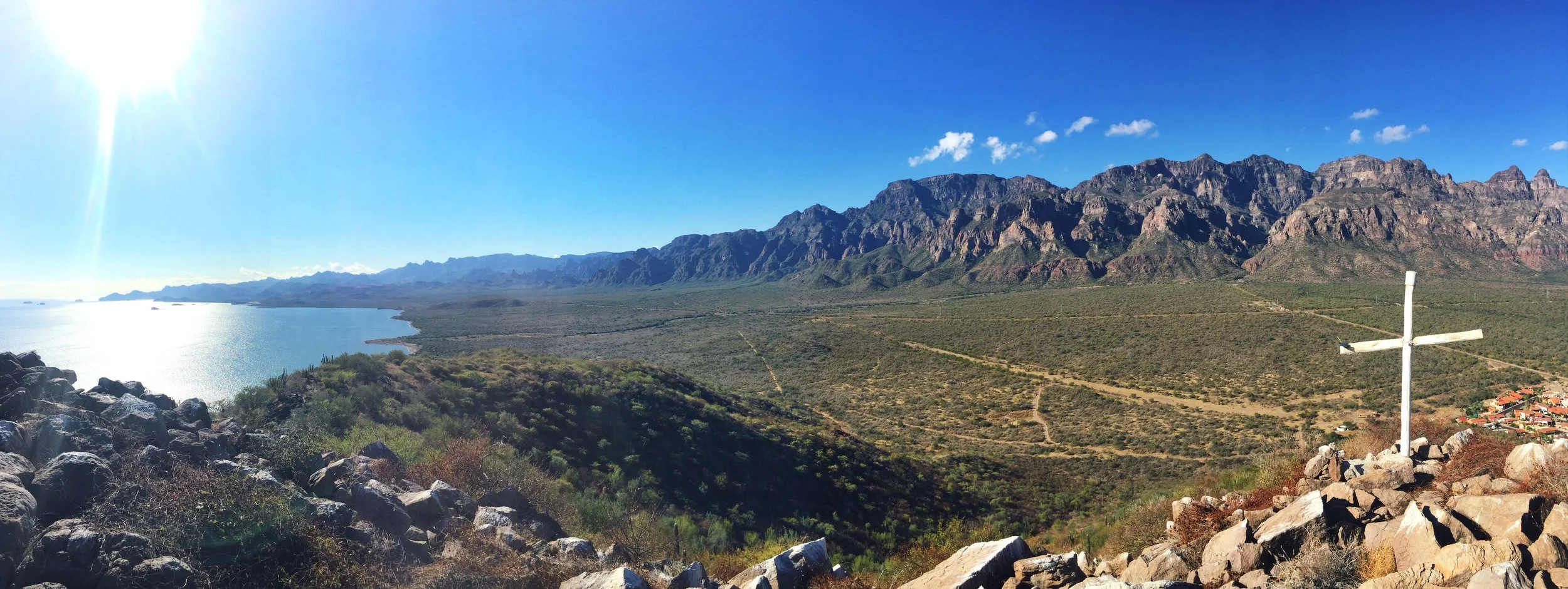 The view from the top of Heart Attack Hill.