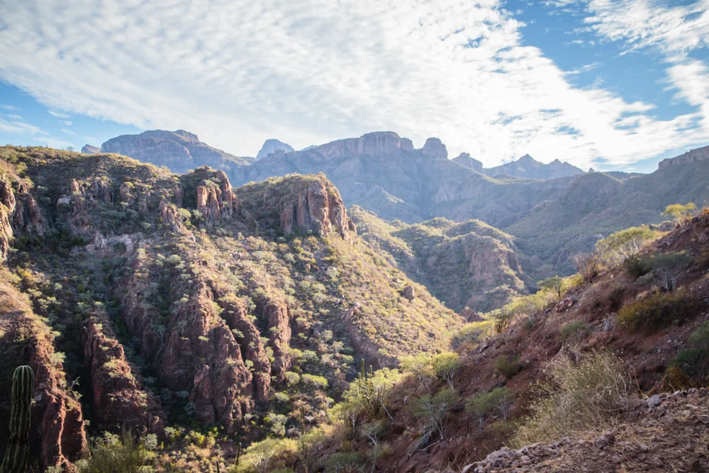 The views from the road were stunning.