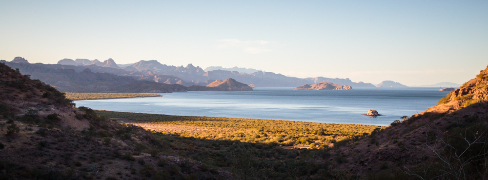 A pano of the Agua Verde region.