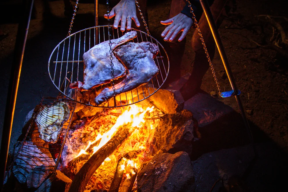 Respecting the goat, insetad of the chicken.