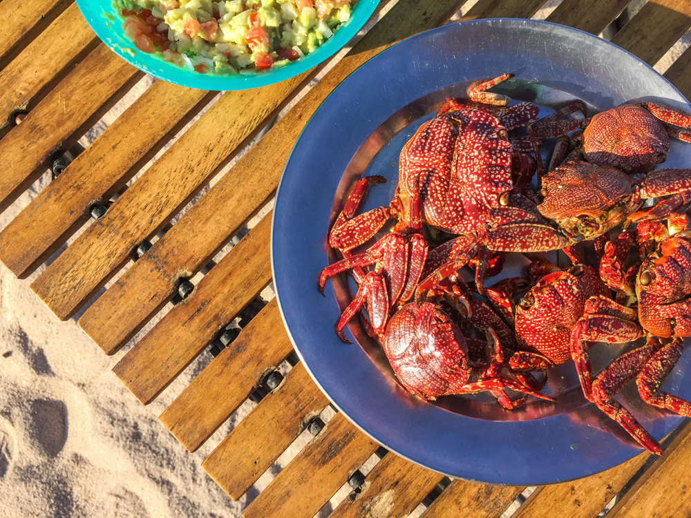 Tasty crabs.