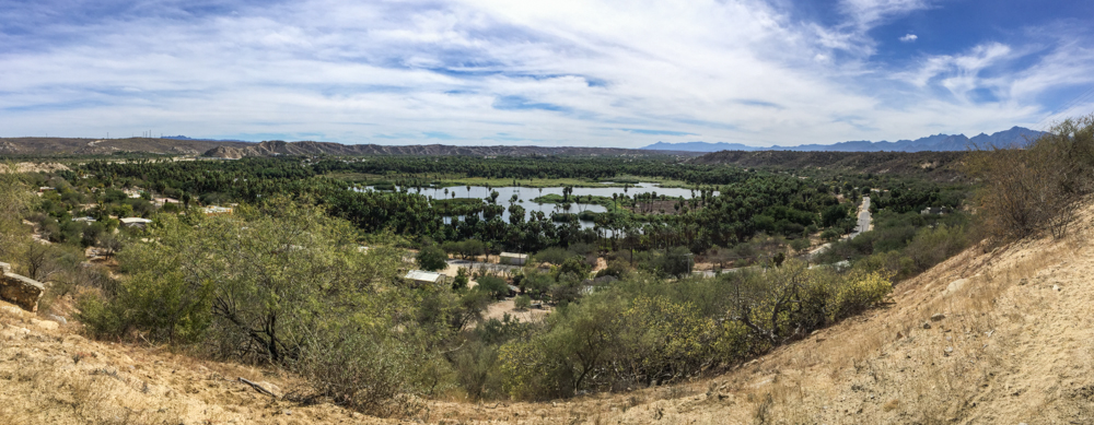 The view of Santiago from the road to Sol de Mayo. A real oasis!