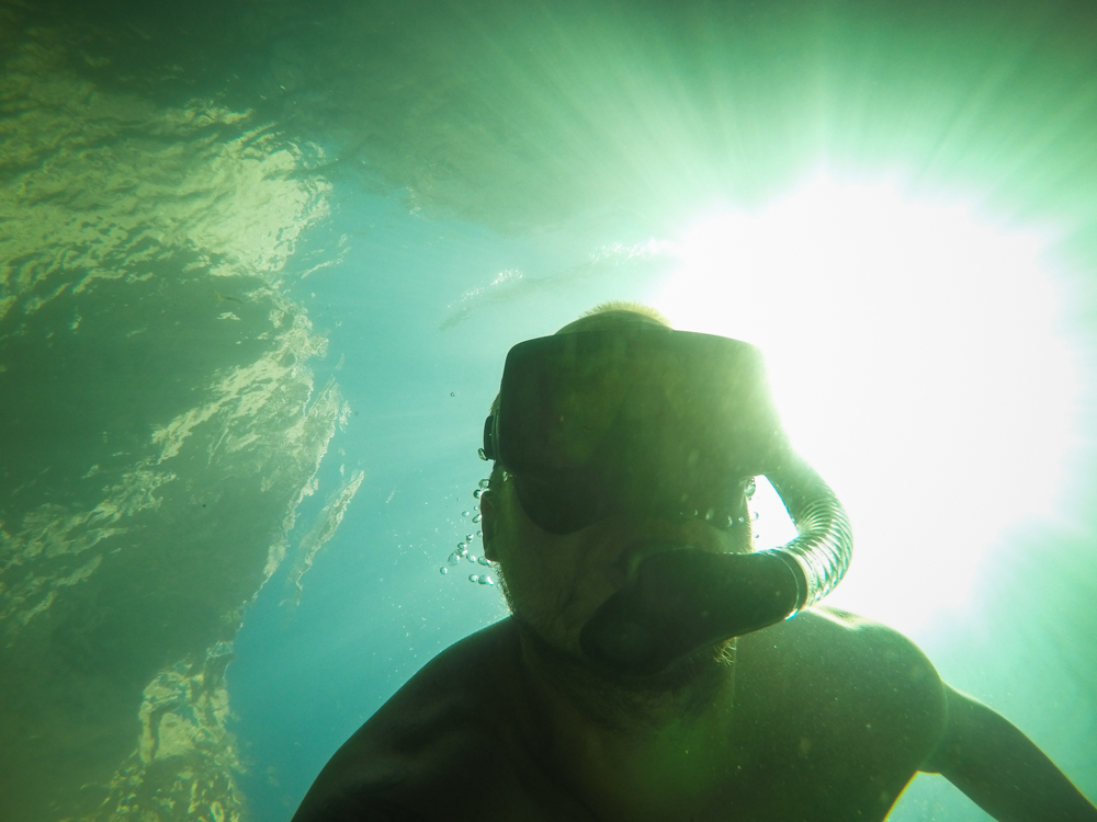 The water was remarkably cLear.