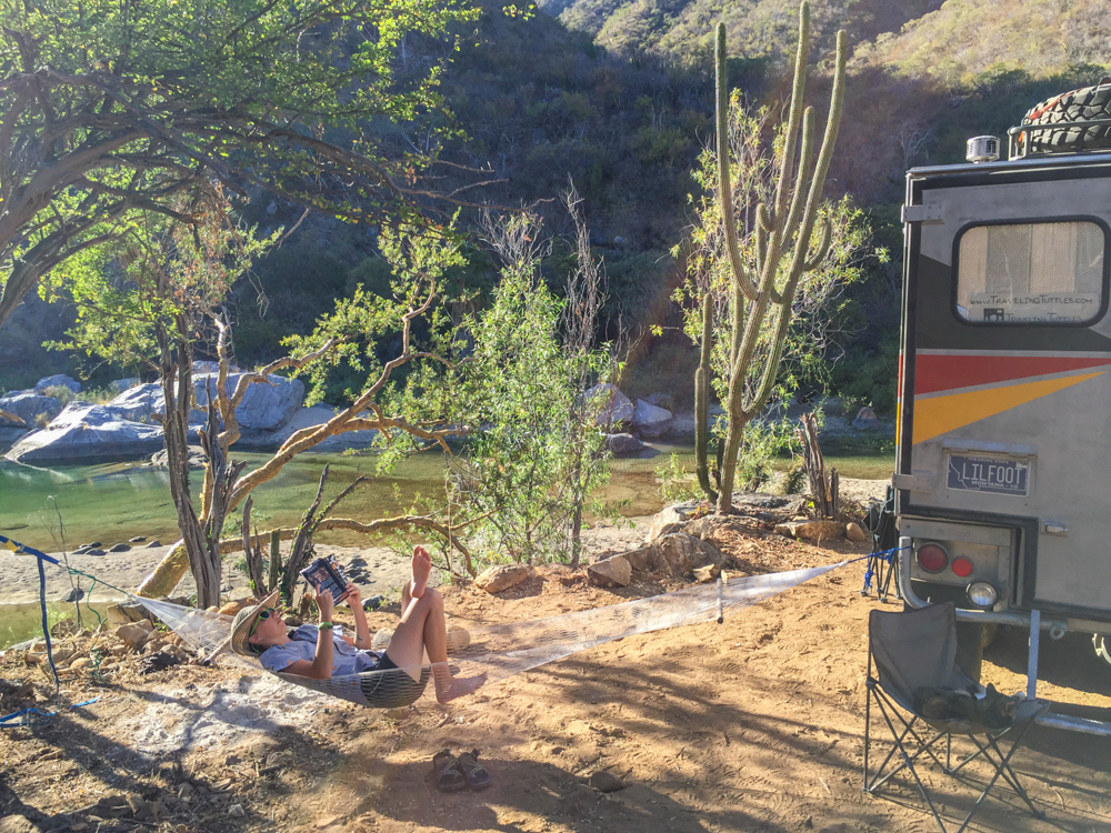 The spot was so good that we stayed for two nights.