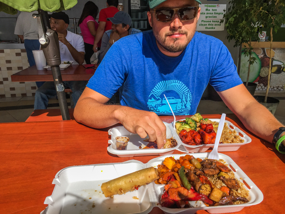 Chinese Food tastes better in Mexico.