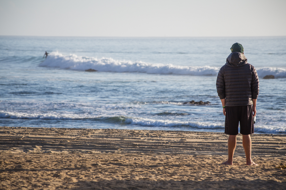 Watching other people catch waves I can't catch.