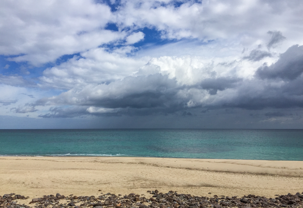RAIN CHASED US AWAY.