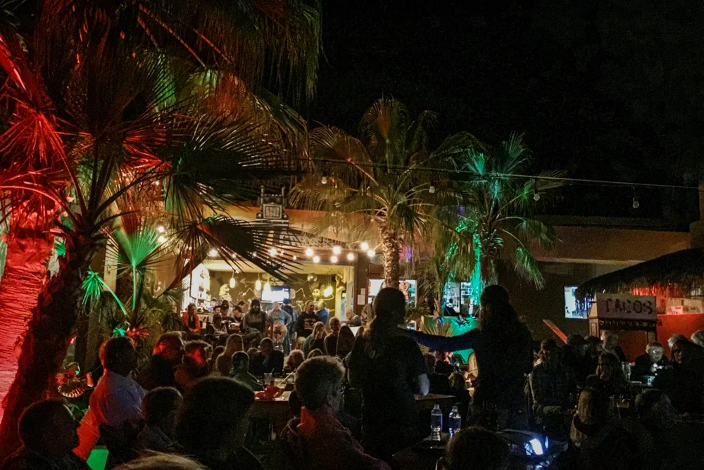 Pablo and Anna packed the house at Baja Joe's!