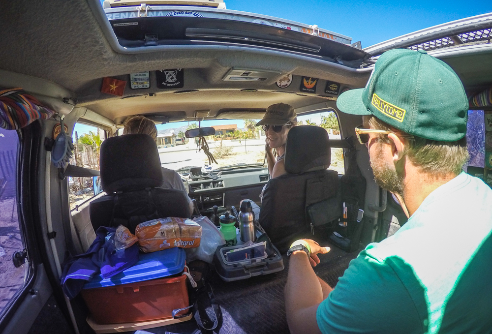 Riding in La Cucuracha.