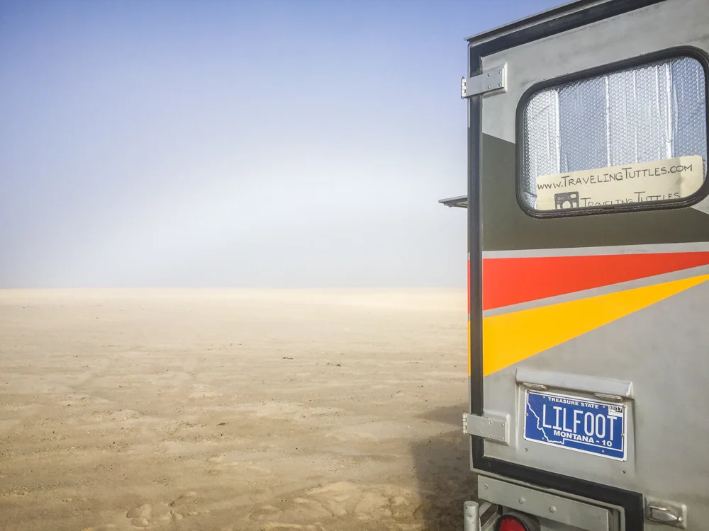 Morning fog moving in to envelop us.