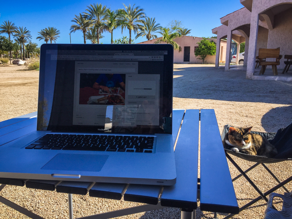 Down time at the rv park meant it was a good time to catch up on our blog posts.