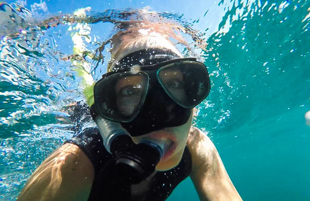 Underwater selfie!