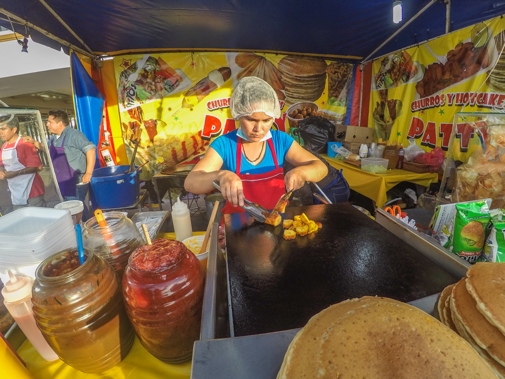 Fried bananas.