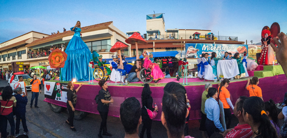 The float of kiddos with disabilites!