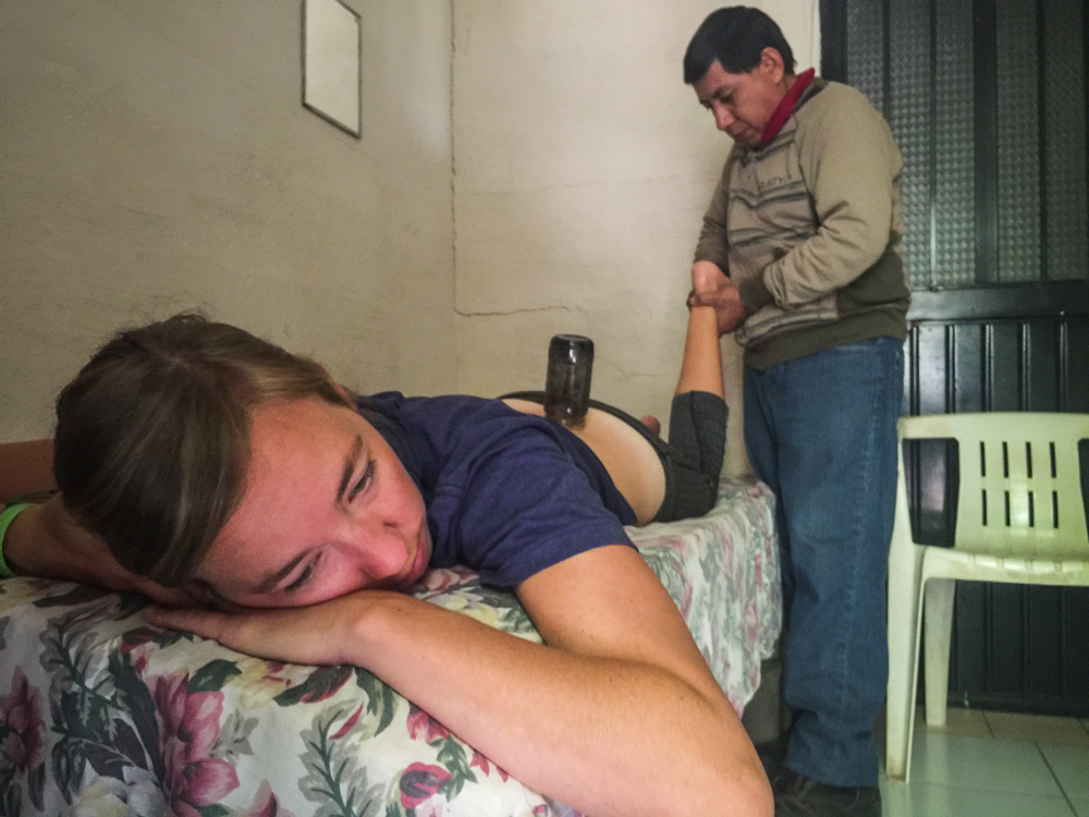 Antonio is a very gifted and self taught therapist, but at this point he was just treating pain, not the cause of the pain.