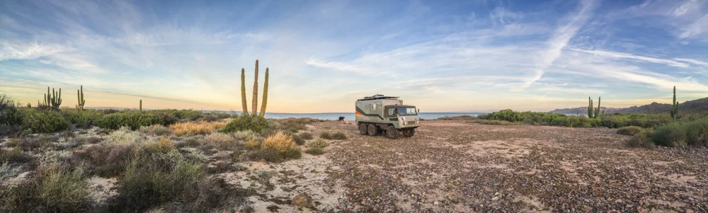 We stopped at beaches we had been to before, knowing that we could camp easily and freely.