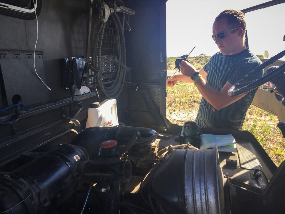 Generally checking things out under the hood.
