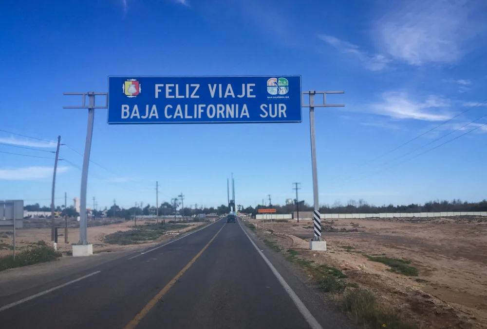 Leaving the south, entering the north.