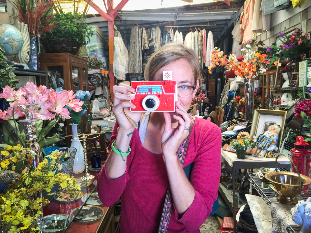 Chels found a camera!