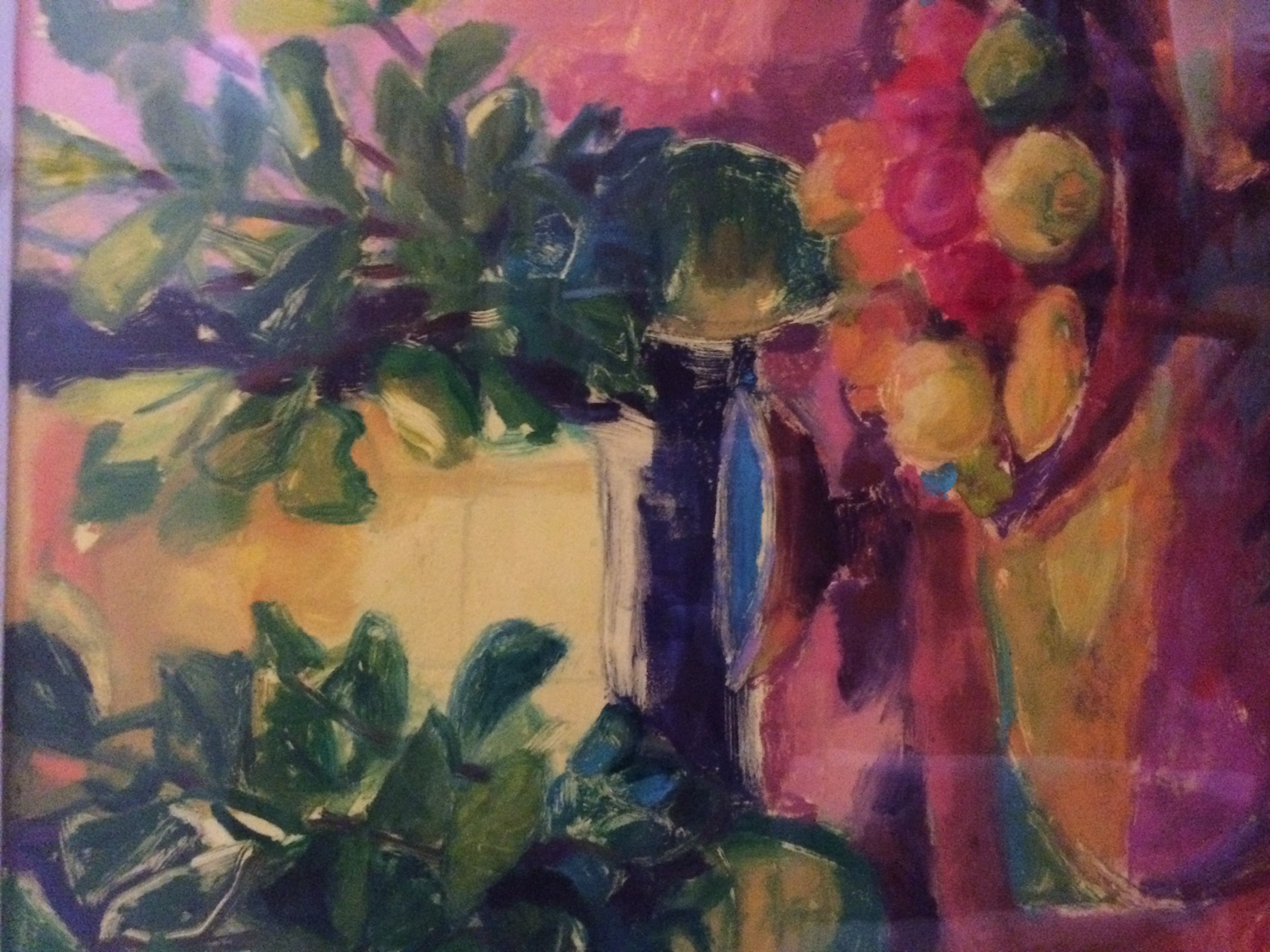I bought this monoprint at Paradise City years ago. 