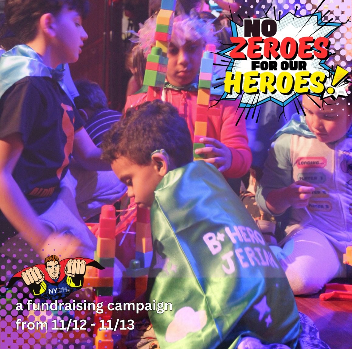 Get Ready To Knock Out Those Zeroes For Your Heroes!!! 👊🏻👊🏻
Join us in a 2-day competition to see which organization can finish strong with the fewest zeroes. Rally your team, spread the word, bring your A-game, and FIGHT for your heroes 🦸 🦸&zw