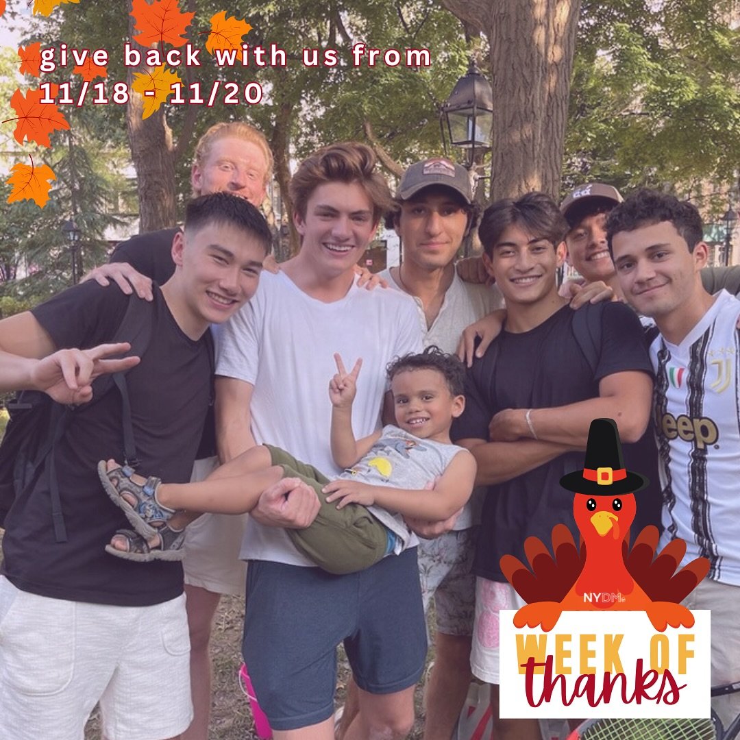 Happy Week Of Thanks!! This month, we are celebrating all our fundraisers, heroes, and hero families that are a part of this journey with NYDM and the @bepositivefdn 💜💚 Especially this week, let&rsquo;s give thanks and remind ourselves what we are 