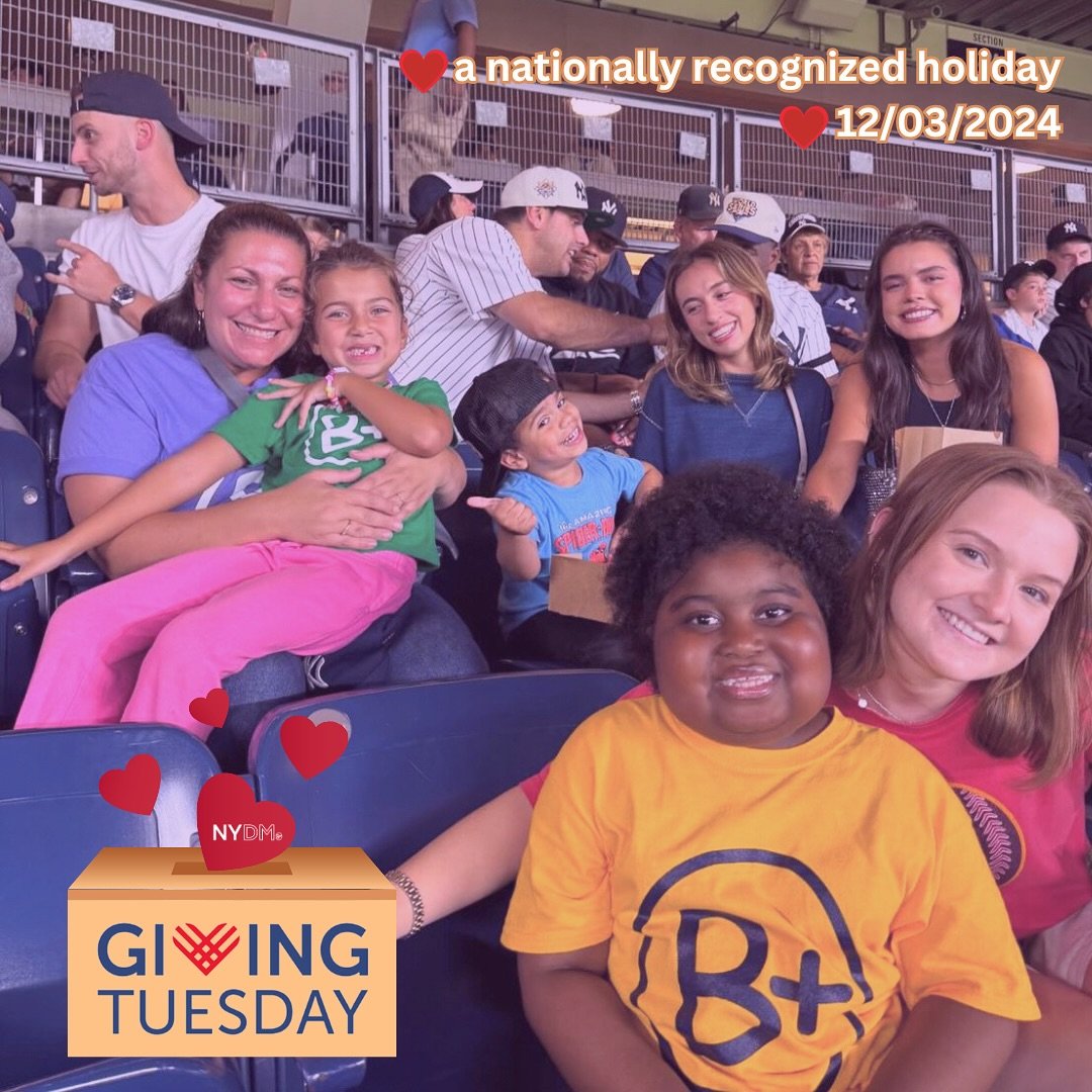 Giving Tuesday Is TOMORROW!!! 🎉🎉🎉 Giving Tuesday is a globally recognized day of giving where corporations, businesses, and individuals come together to support philanthropic efforts like NYDM. Each year, Giving Tuesday stands out as one of the mo