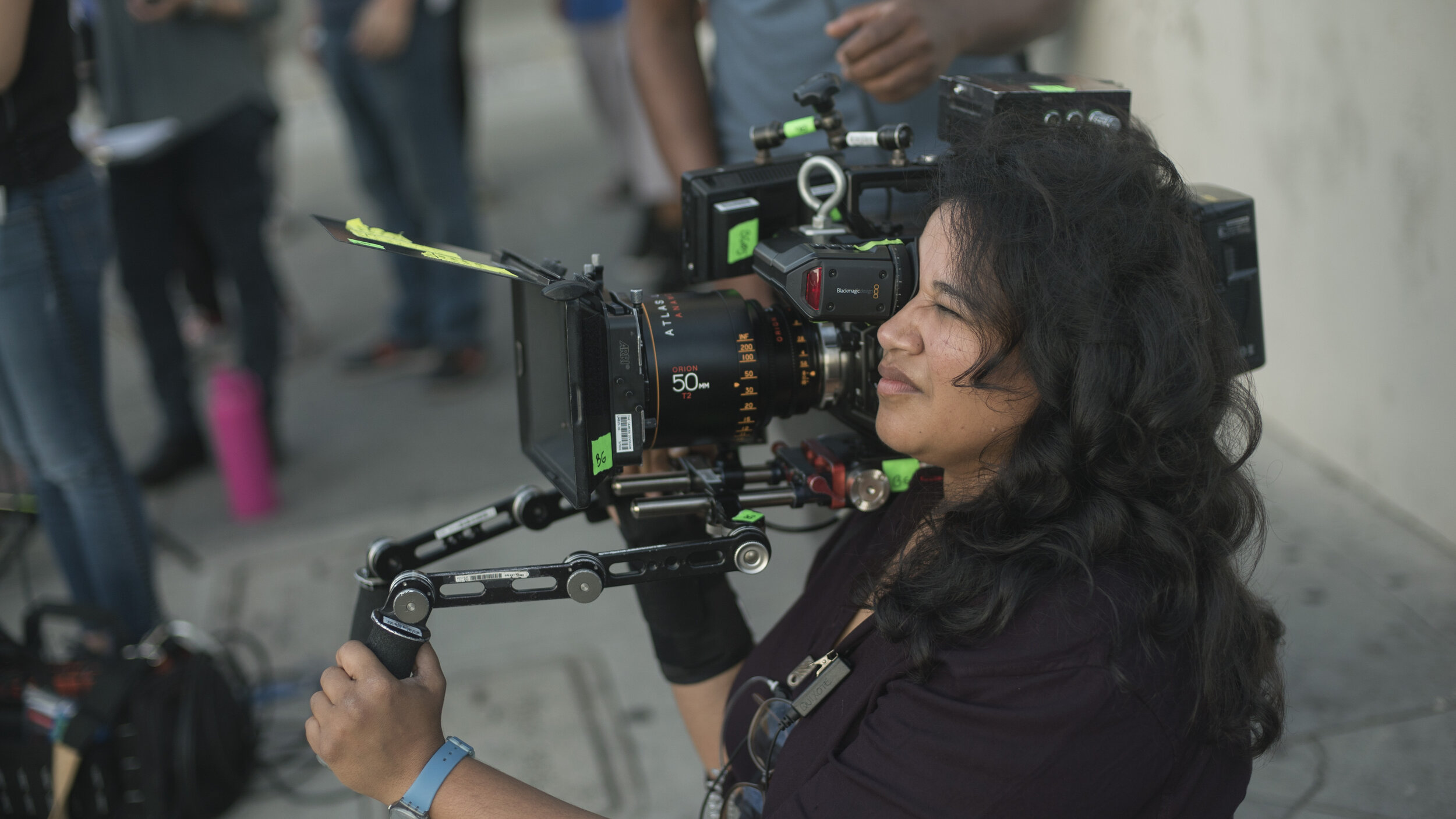  Cinematographer Vatsala Goel on the set of Satinder Kaur’s  Blood and Glory  